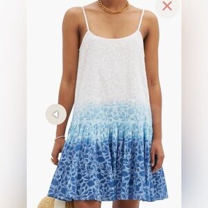 Juliet Dunn Shadow Flower Ombré Tie Dye Dress - Pink Size Medium / Large NWOT